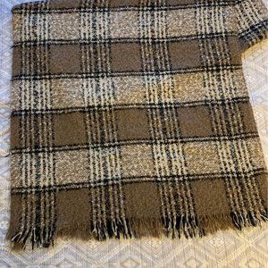 Plaid Cozy Blanket Scarf